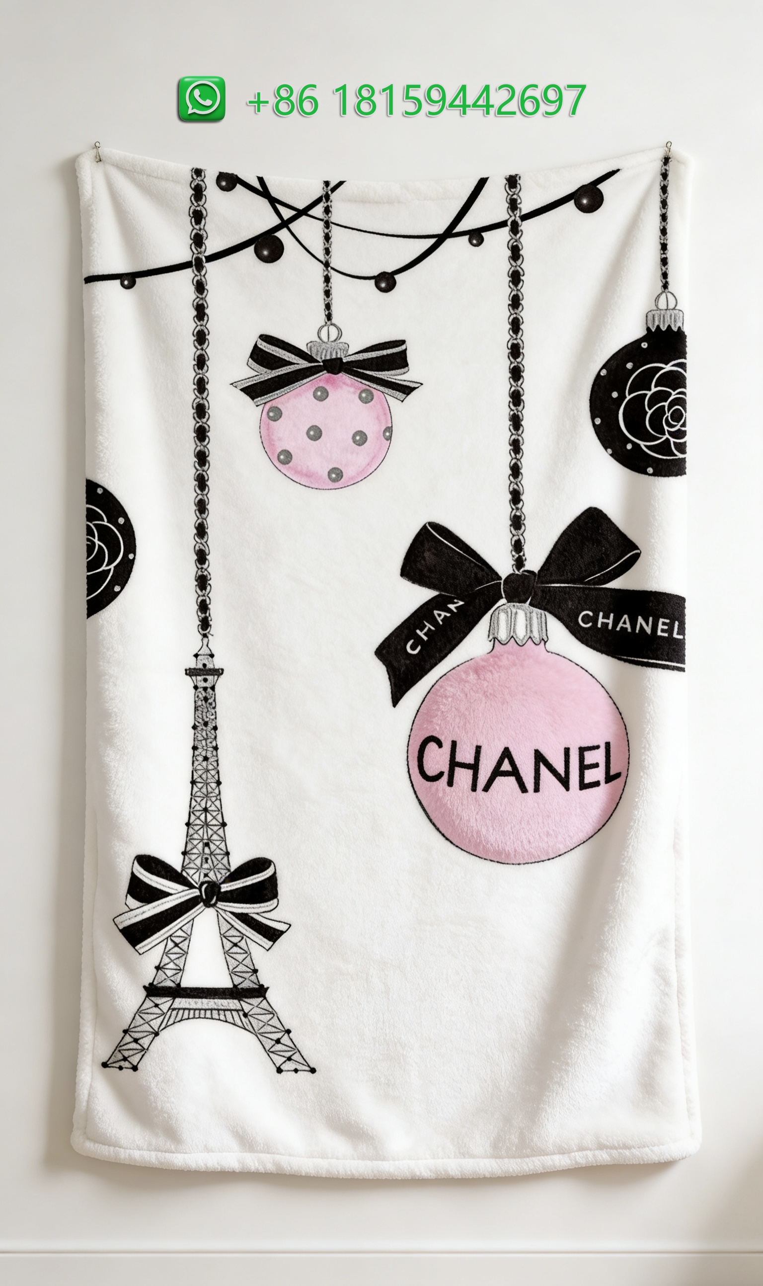Chanel Throw Blankets